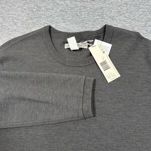 Outerknown Shirt Mens Size XL Gray Thermal Long Sleeve Crew Outdoor NEW
